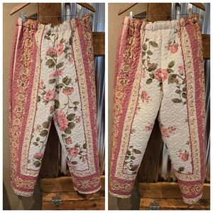 Upcycled Quilt Blanket Pants Sz M Handmade Dont Throw It Out